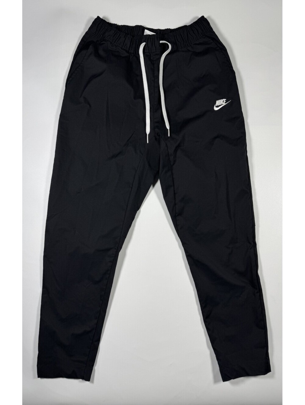 Nike Sportswear Pants Men M Black Woven Drawstring Tapered Jogger DX0623-010